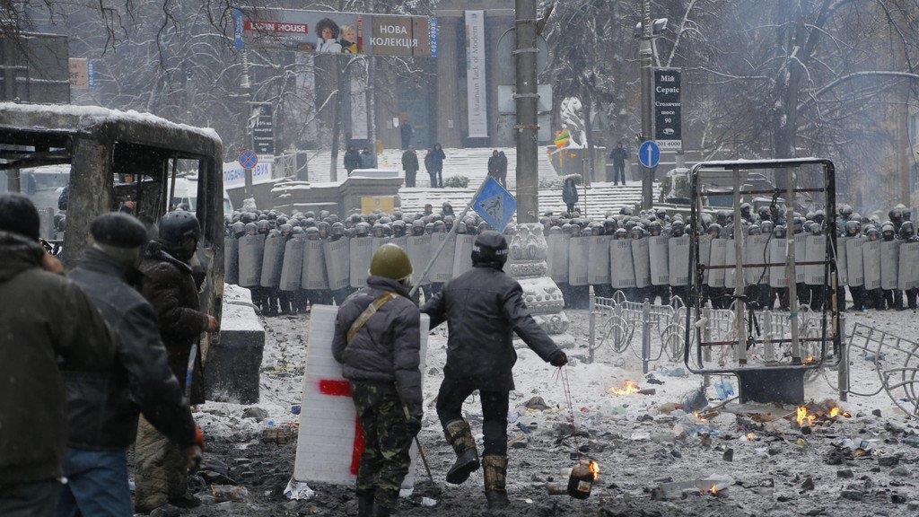Kiew: Polizei erschießt zwei Demonstranten