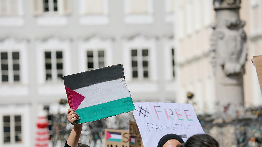 Palästina-Demo in Salzburg