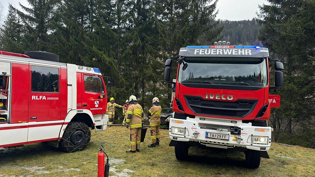 Pkw-Absturz Ramingstein