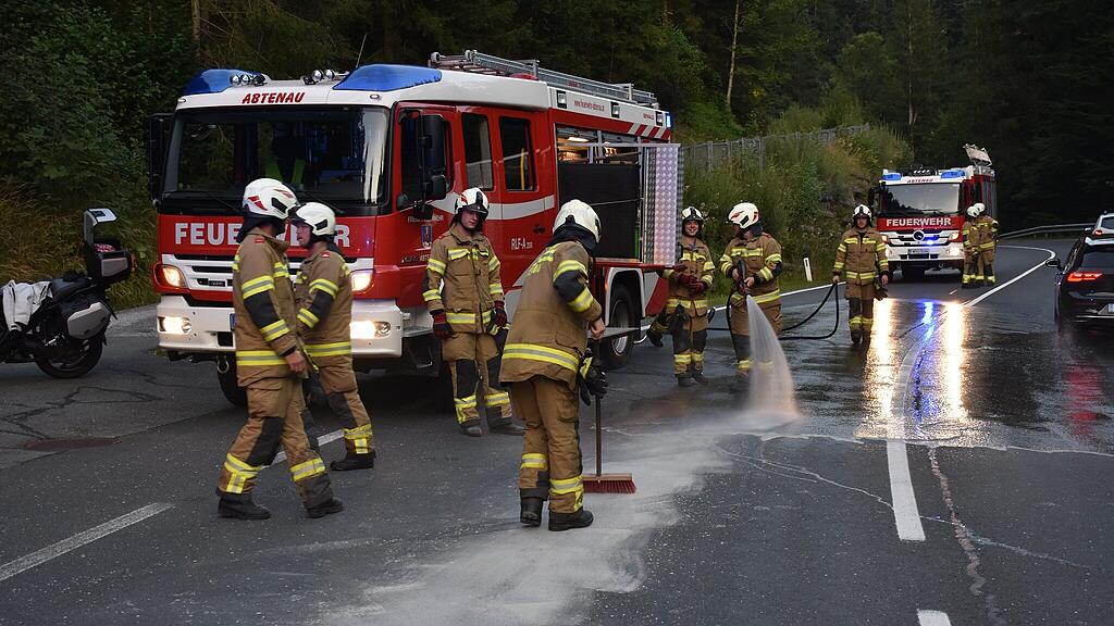 Motorradunfall Abtenau