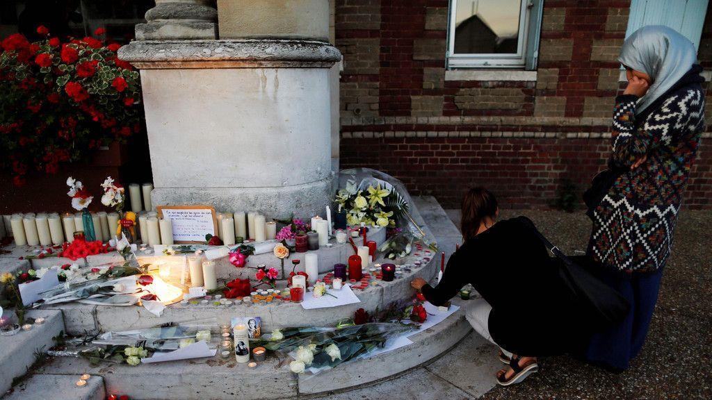 Trauer nach Anschlag auf Kirche in Frankreich