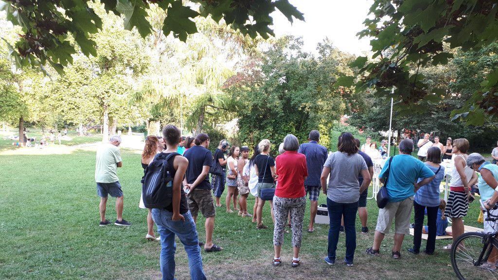 Anrainerdiskussion in Schallmoos
