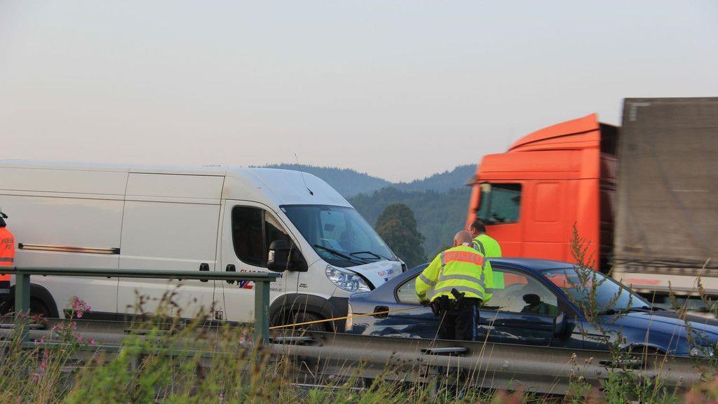 Auffahrunfall auf der A8