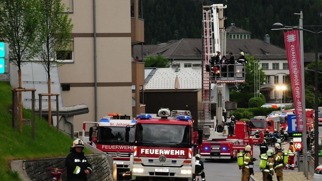 Brandübung in betreutem Wohnheim