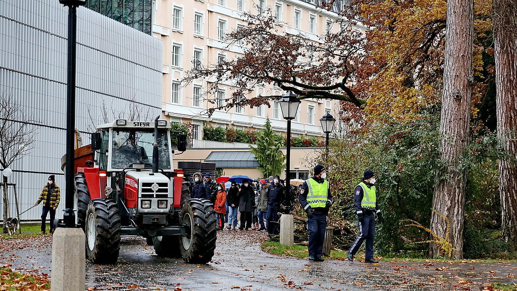 Corona-Demo Stadt Salzburg