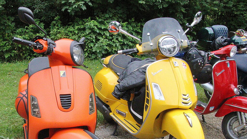Vespa Treffen beim Latschenwirt