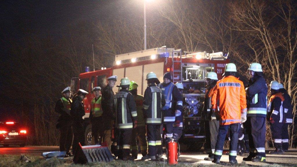 Fridolfing: Lkw umgekippt