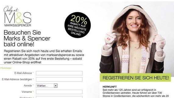 Am 19. November bekommt Österreich einen eigenen Online Shop von Marks & Spencer.