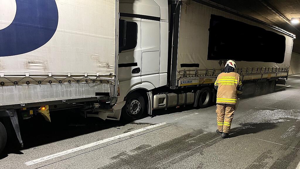 lkw-unfall tauerntunnel