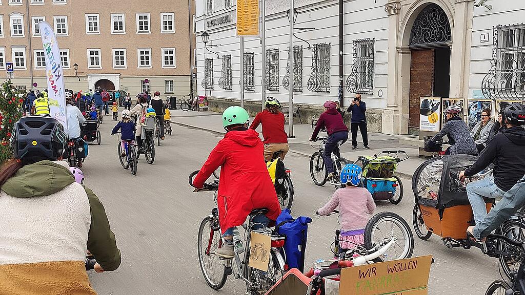 "Kidical Mass" in Salzburg
