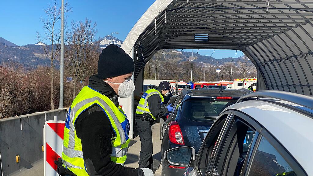 Grenzkontrolle Deutschland Kiefersfelden