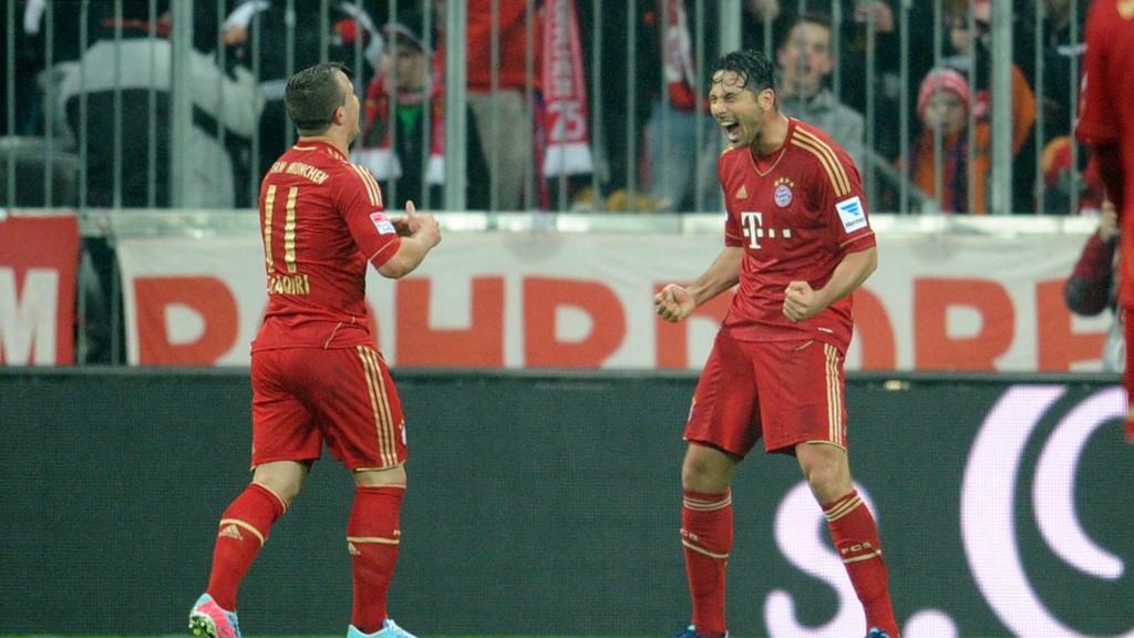 FC Bayern schossen HSV mit 9:2 aus der Allianz-Arena