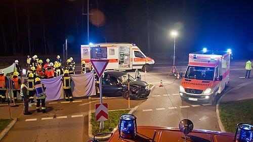 Unfall mit drei Schwerverletzten in Bischofswiesen II
