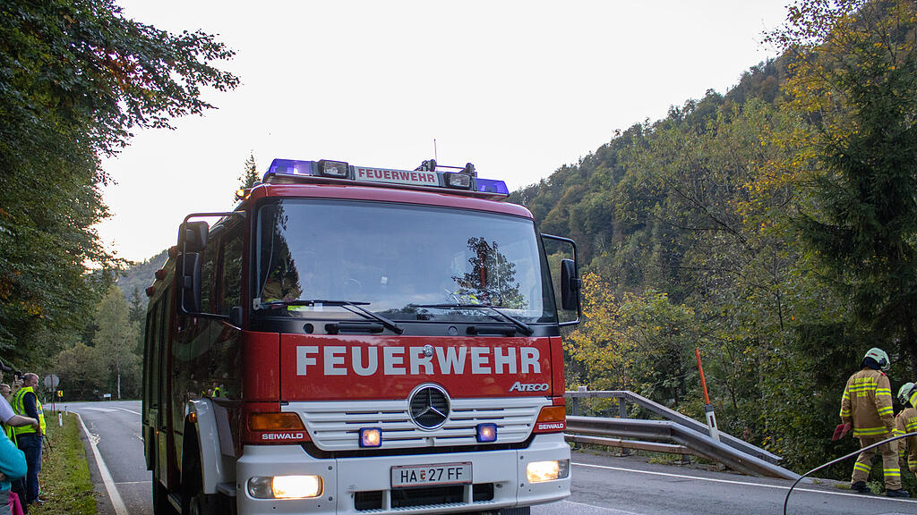 Simulierter Verkehrsunfall beim Wiestalstausee! 125 Jahre FW Tennengeau
