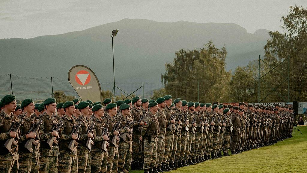 Bundesheer Angelobung in Mariapfarr
