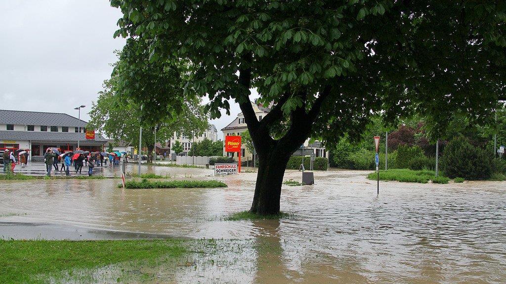 Hochwasseralarm im Lkr. Berchtesgadener Land
