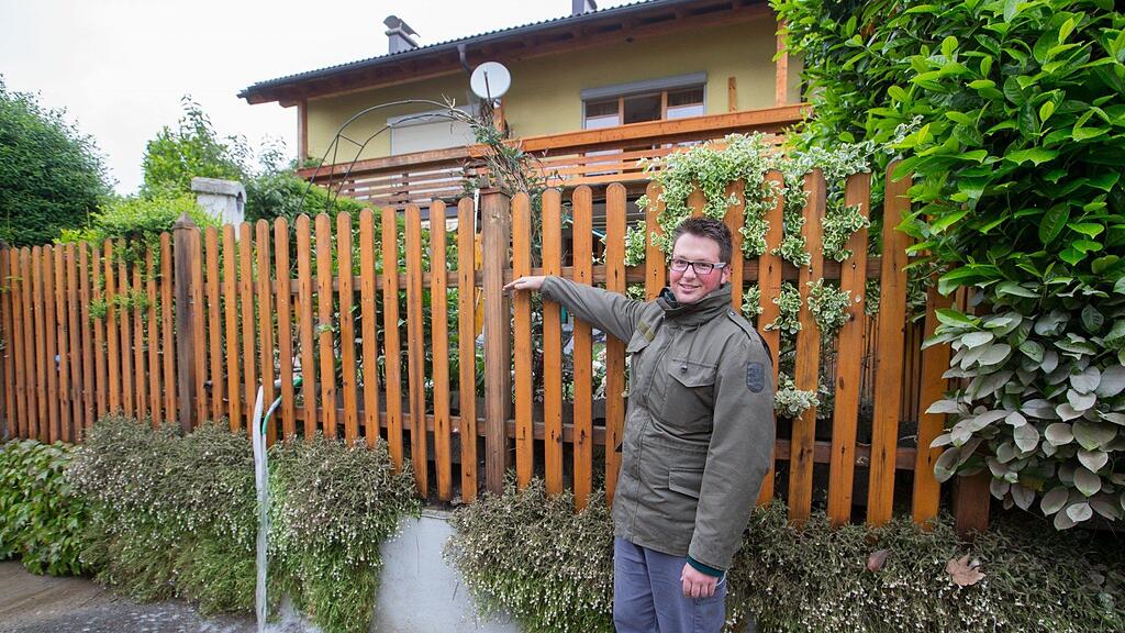 Die Aufräumarbeiten in Oberndorf laufen.
