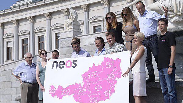 Die NEOS treten österreichweit an