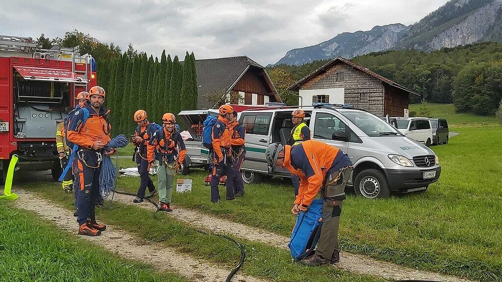 Waldbrand-Einsatz am Untersberg