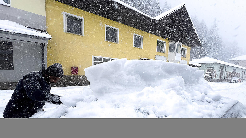 Schnee-Chaos auf Brennerautobahn