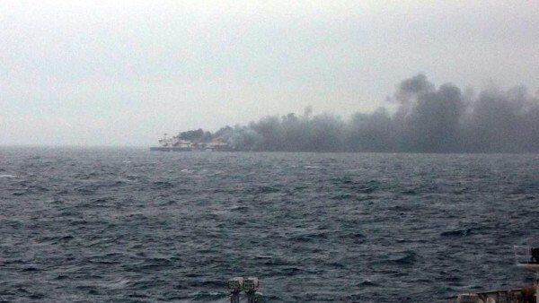 Das Feuer auf der "Norman Atlantic" wurde unter Kontrolle gebracht.