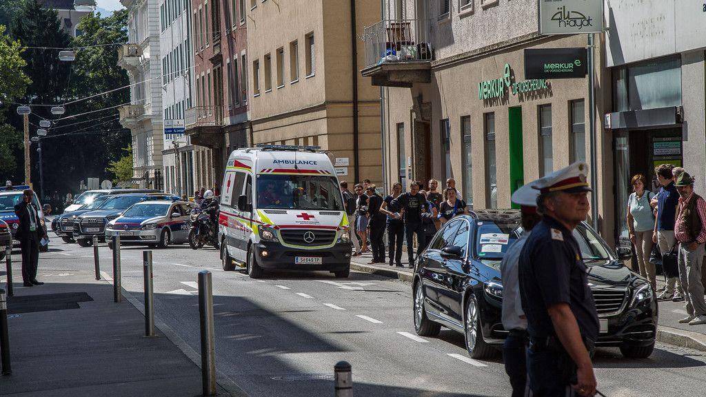 Präsidenten-Konvoi in Salzburg