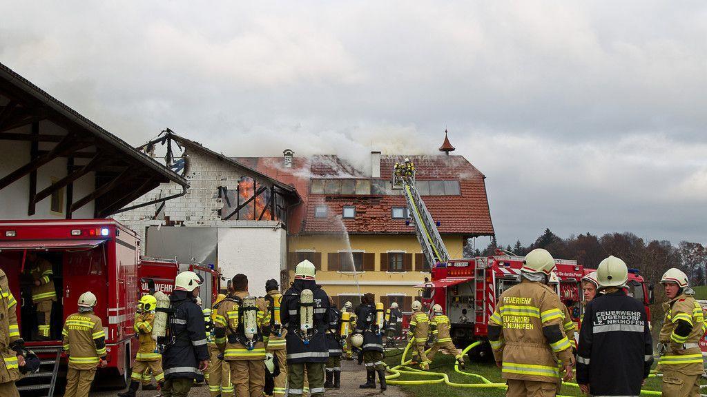 Großbrand in Seekirchen