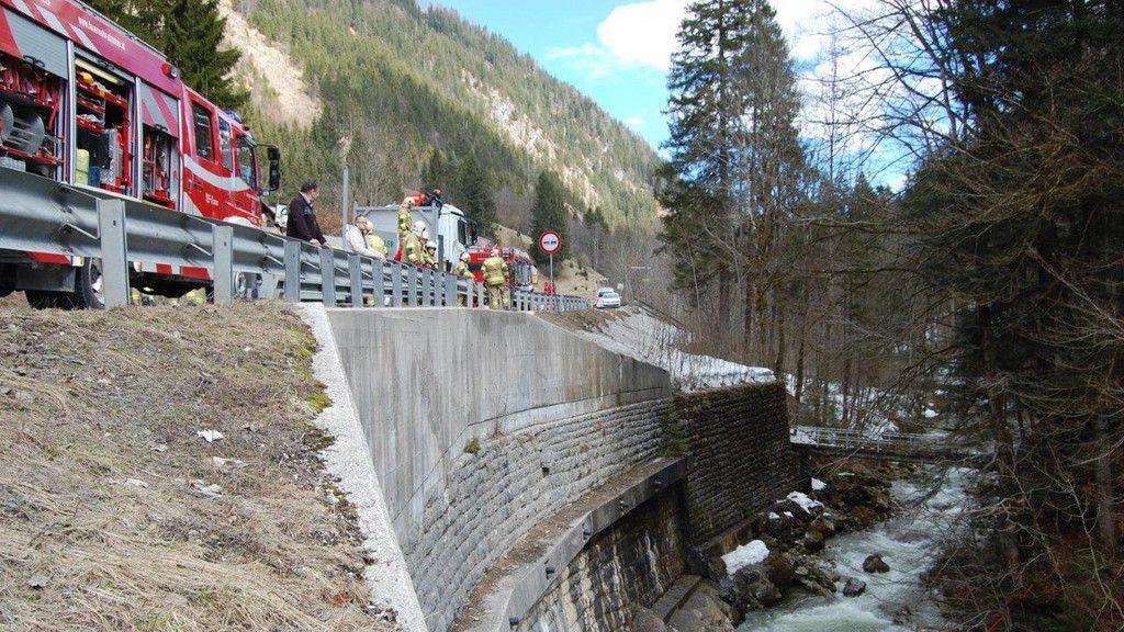 Schwerverletzte auf B166 in Abtenau