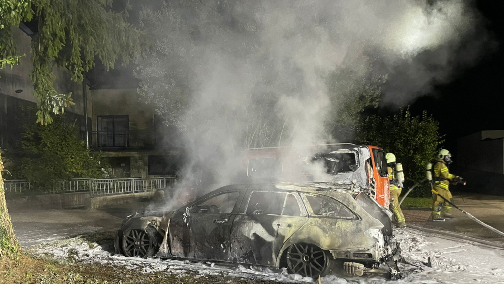 Pkw-Brand Eugendorf