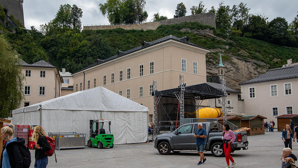 Aufbau Rupertikirtag 2021