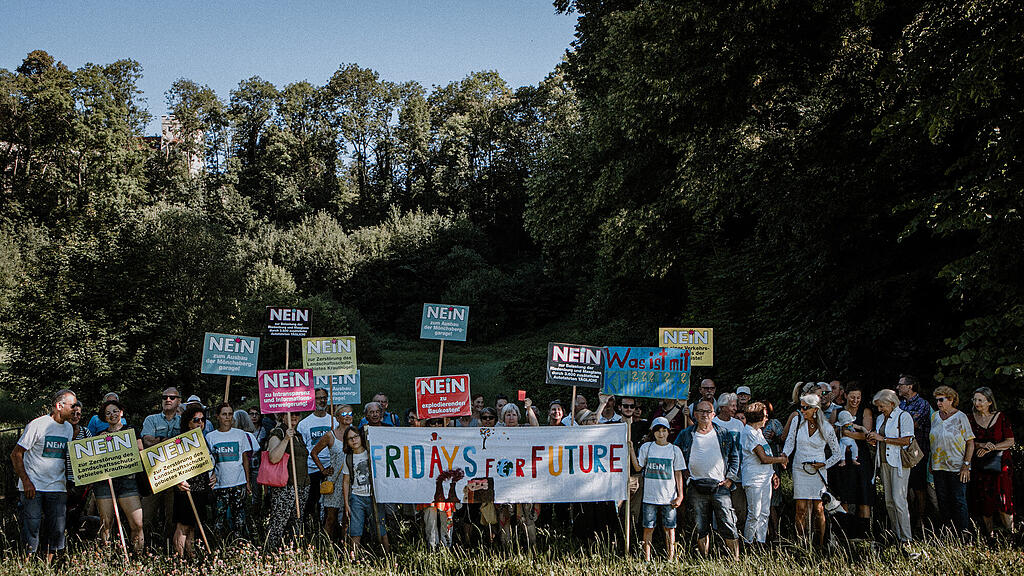 Protest gegen Ausbau der Altstadtgarage