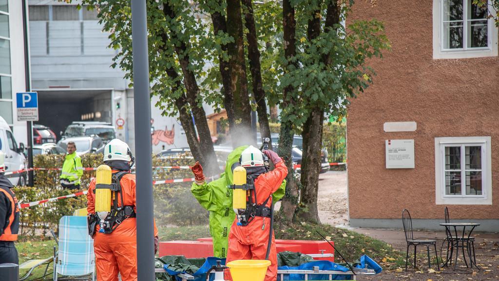 Chemikalienaustritt im LKH Salzburg