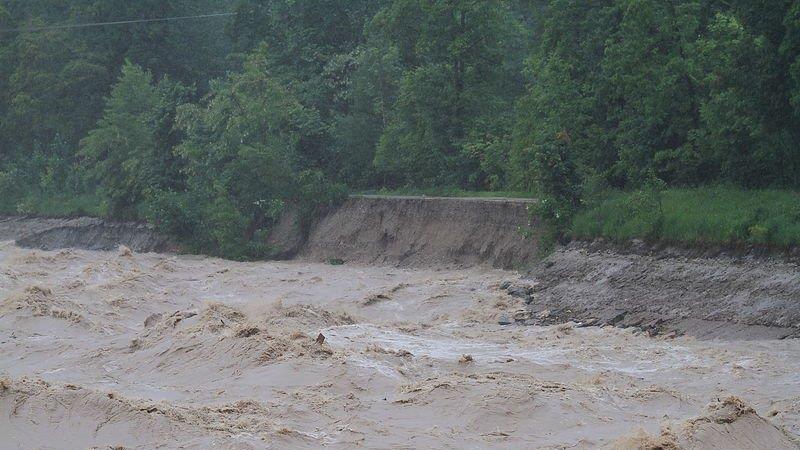Hochwasser in Freilassing