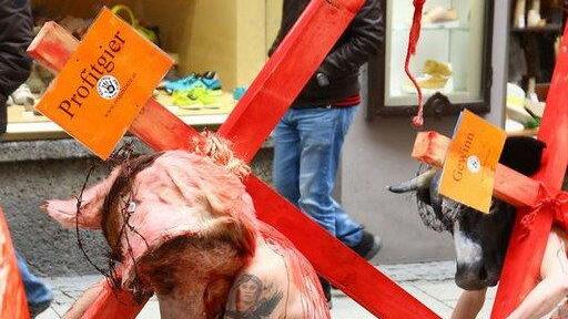 Tierrechtsdemo in Salzburg