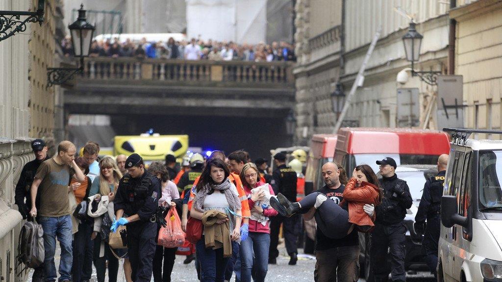 Schwere Explosion in Prag