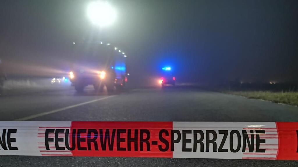 Einsatzkräfte vor Ort