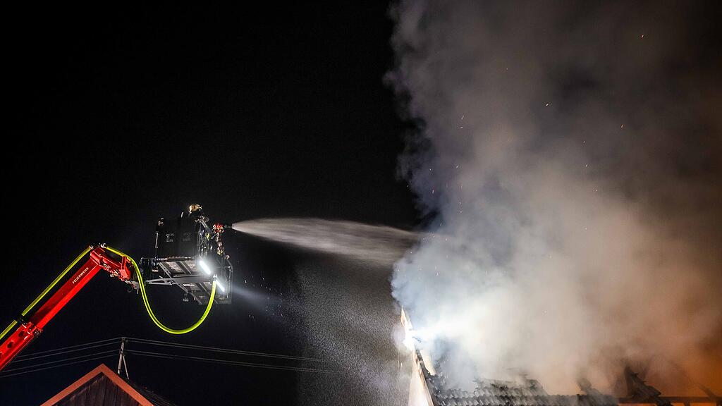 Großbrand in Burgkirchen