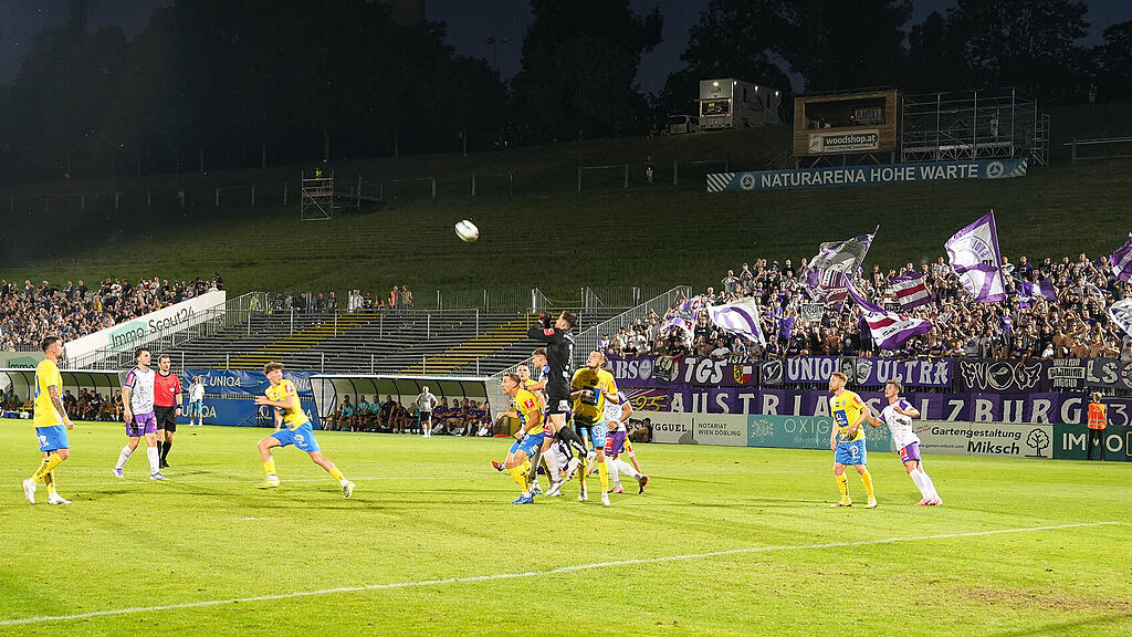 2. Liga: First Vienna gegen Austria Salzburg