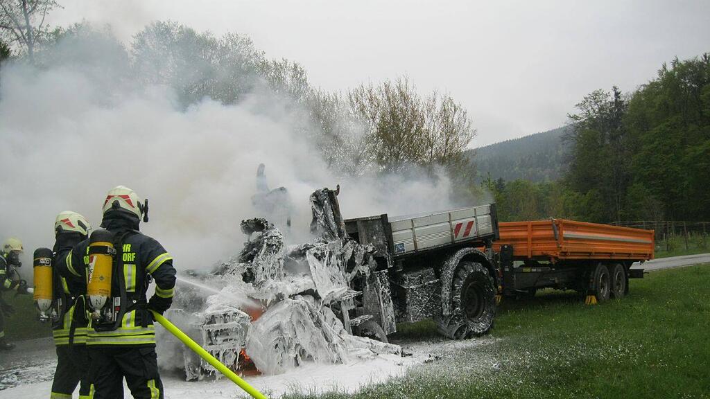 Brand Unimog Teisendorf