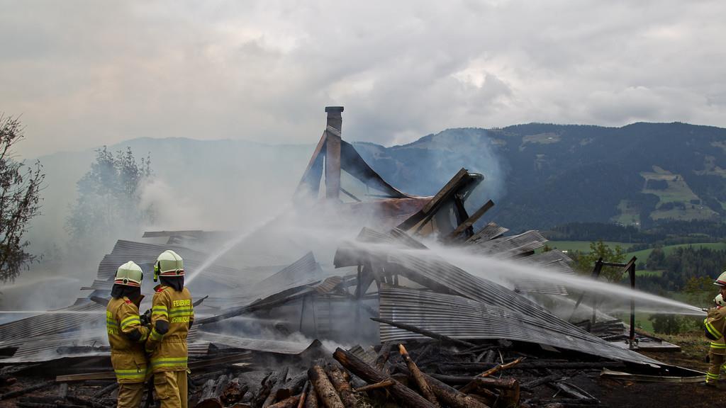 Bauernhof in St. Veit abgebrannt