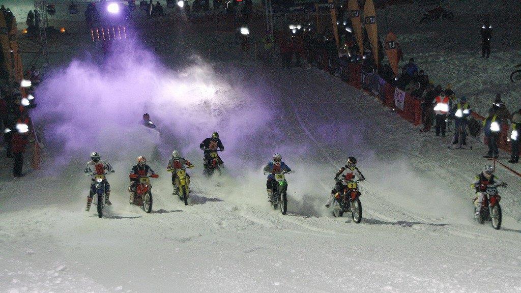 Snow Speedhill Race in Ried