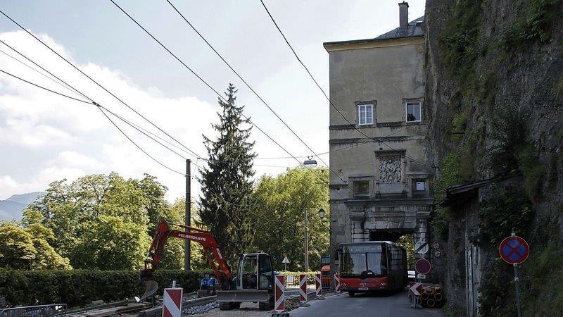Baustelle Müllner Hauptstraße