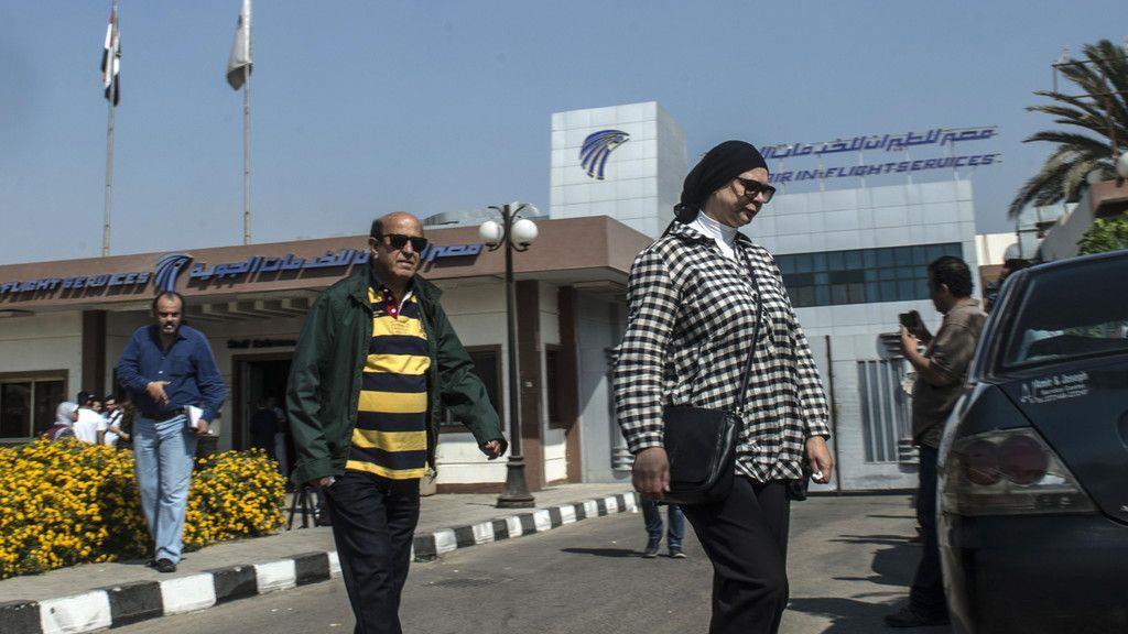 Egypt-Air-Maschine abgestüzt