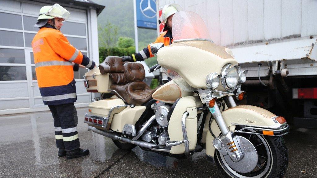 Unfall mit Harley Davidson