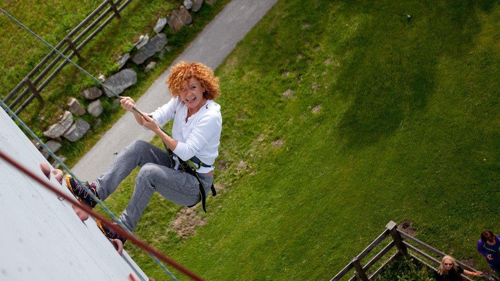 Lucy beim Klettern