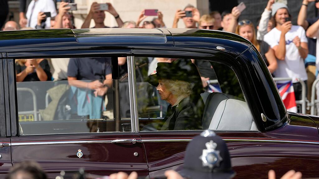 Trauerprozession Queen Elizabeth II.