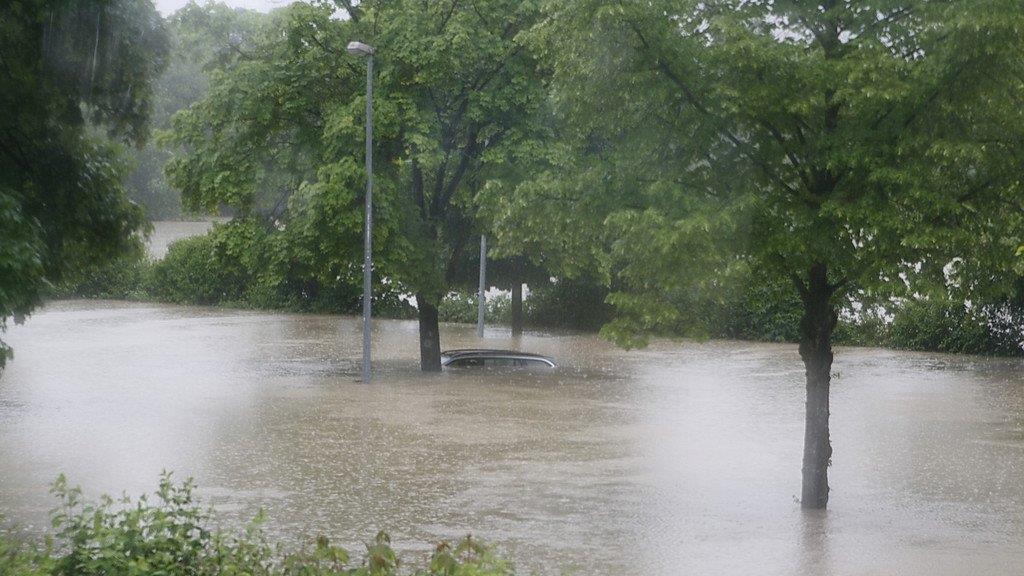 Hochwasser in Freilassing, II