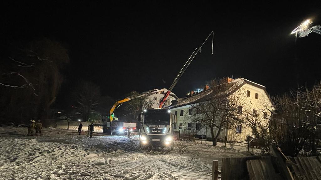 Großbrand im Ortszentrum von Tamsweg