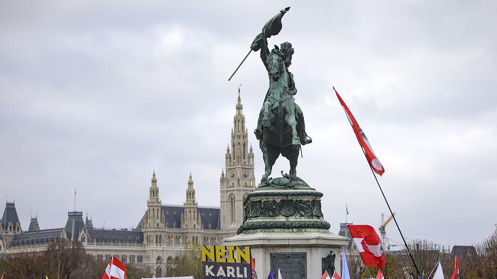 Demo am Heldenplatz