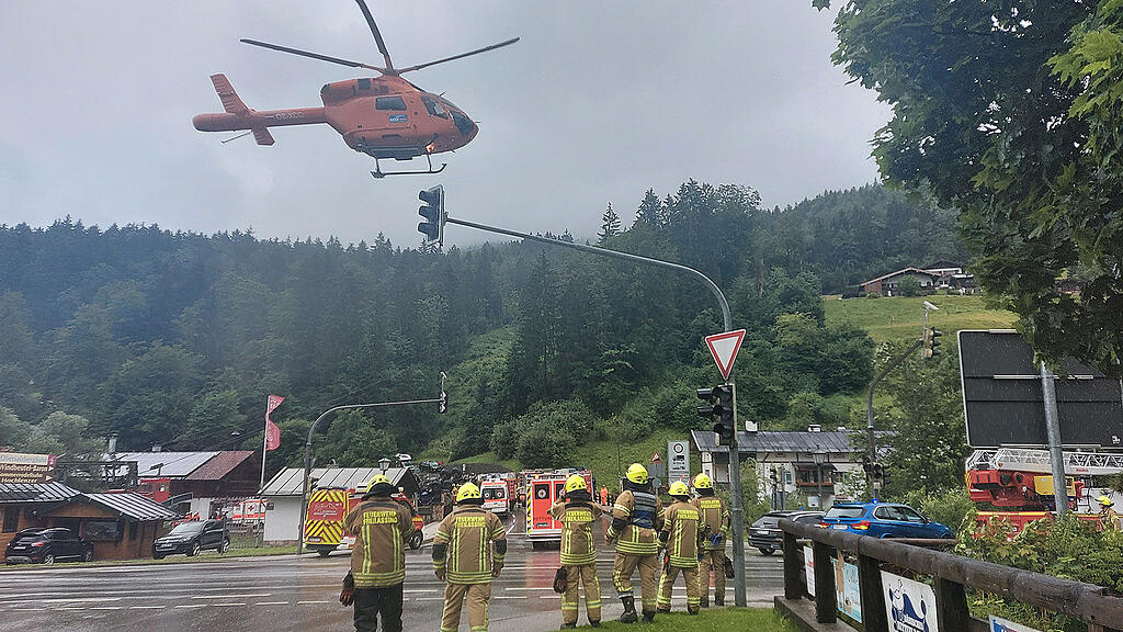 Unfall Hilfs-Lkw THW